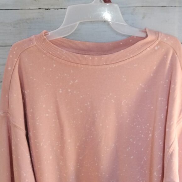 Womens Juniors Splatter Sweatshirt Top - Picture 3 of 6